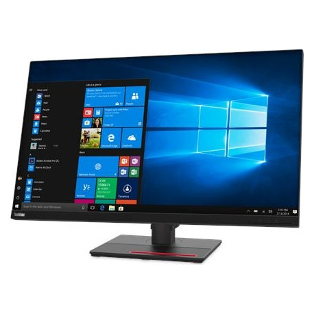 Lenovo ThinkVision T32p-20 - LED monitor - 32" (31.5" viewable) - 3840 x 2160 4K - IPS - 350 cd / m² - 1000:1 - 4 ms - HDMI, DisplayPort, USB-C - raven black - 2