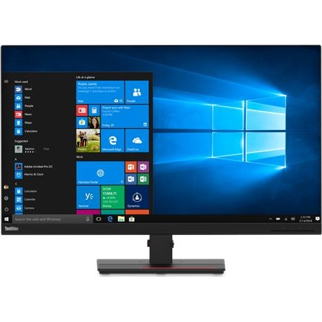 Lenovo ThinkVision T32p-20 - LED monitor - 32" (31.5" viewable) - 3840 x 2160 4K - IPS - 350 cd / m² - 1000:1 - 4 ms - HDMI, DisplayPort, USB-C - raven black - 4