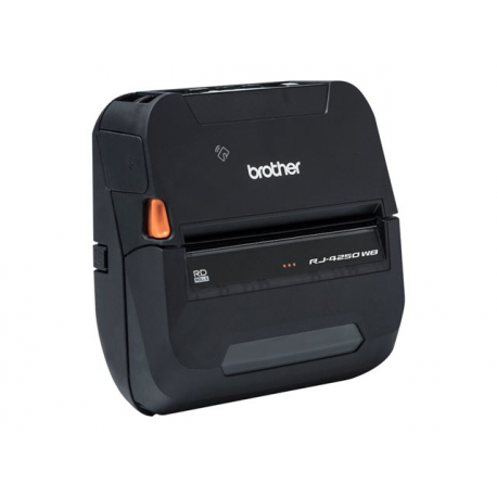 Brother RuggedJet RJ-4250WB - Label printer - direct thermal - Roll (11.3 cm) - 203 dpi - up to 127 mm / sec - USB 2.0, Wi-Fi(n), NFC, Bluetooth 4.2 - 4