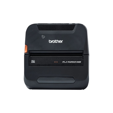 Brother RuggedJet RJ-4250WB - Label printer - direct thermal - Roll (11.3 cm) - 203 dpi - up to 127 mm / sec - USB 2.0, Wi-Fi(n), NFC, Bluetooth 4.2 - 8