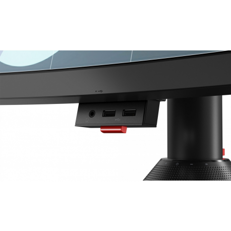 Lenovo ThinkVision P44w-10 - LED monitor - curved - 44" (43.4" viewable) - 3840 x 1200 - VA - 450 cd / m² - 3000:1 - DisplayHDR 400 - 4 ms - 2xHDMI, DisplayPort, 2xUSB-C - raven black - 9