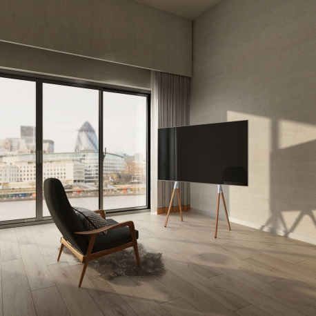 Neomounts by Newstar Select NM-M1000 - Stand - for LCD display - white - screen size: 37"-70" - floor-standing - 7