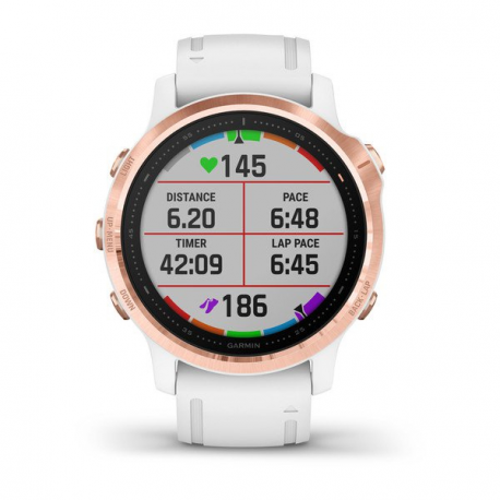SMARTWATCH FENIX 6S PRO/R.GOLD/WH 010-02159-11 GARMIN