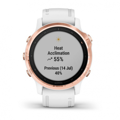 SMARTWATCH FENIX 6S PRO/R.GOLD/WH 010-02159-11 GARMIN