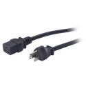 APC - Power cable - IEC 60320 C19 to NEMA 5-15 (M) - 2.4 m - black - for P/N: SMT2200I-AR, SMT2200R2I-AR, SMT3000I-AR, SMT3000R2I-AR, SMX3000HVTUS, SRT10RMXLIX806