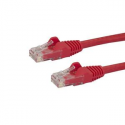 StarTech.com 100ft CAT6 Ethernet Cable, 10 Gigabit Snagless RJ45 650MHz 100W PoE Patch Cord, CAT 6 10GbE UTP Network Cable w / Strain Relief, Red, Fluke Tested / Wiring is UL Certified / TIA - Category 6 - 24AWG (N6PATCH100RD) - Patch cable - RJ-45 (M) to RJ-45 (M) - 30.5 m - UTP - CAT 6 - snagless - red - for P / N: POEEXT1GAT, POEEXT2GAT