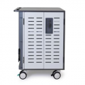 Ergotron Zip40 - Cart charge and management - for 40 tablets / notebooks - lockable - steel - grey, white - screen size: up to 15.6"