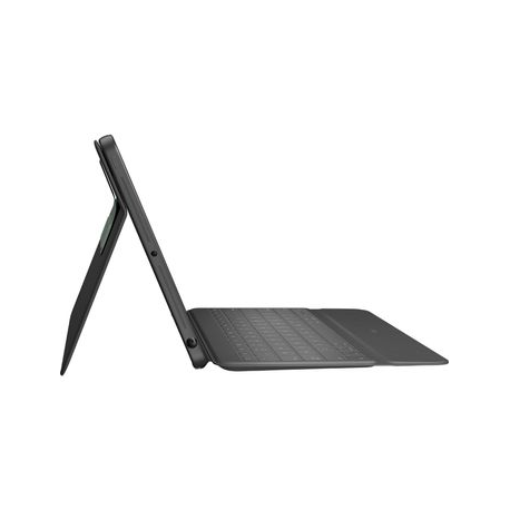 Logitech Rugged Folio - Keyboard and folio case - Apple Smart connector - Pan Nordic - for Apple 10.2-inch iPad (7th generation, 8th generation) - 2