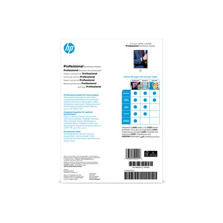HP Professional Glossy Paper - Glossy - A4 (210 x 297 mm) - 200 g / m² - 150 sheet(s) photo paper - for Laser MFP 13X; LaserJet Managed Flow MFP E87660; Neverstop 1001; Neverstop Laser MFP 12XX - 0