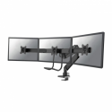 Neomounts by Newstar Select NM-D775DX3 - Mounting kit - for 3 LCD displays (full-motion) - black - screen size: 17"-24" - clamp mountable, grommet, desk-mountable