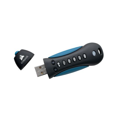 CORSAIR Flash Padlock 3 - USB flash drive - encrypted - 128 GB - USB 3.0 - 2