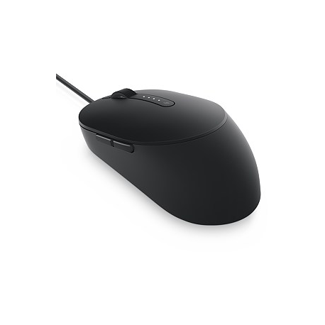 Dell MS3220 - Mouse - laser - 5 buttons - wired - USB 2.0 - black - with 3 years Advanced Exchange Service - 9