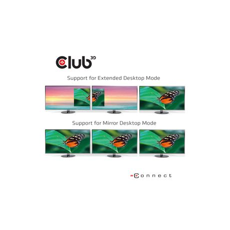 Club 3D - Docking station - USB-C 3.2 Gen 1 - DP - 4