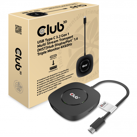 Club 3D - Docking station - USB-C 3.2 Gen 1 - DP - 16