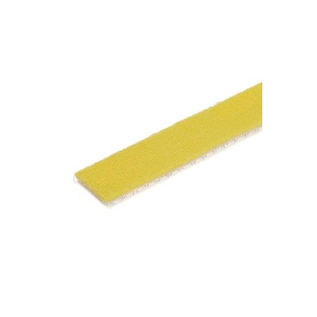StarTech.com 25ft. Hook and Loop Roll - Cut-to-Size Reusable Cable Ties - Bulk Industrial Wire Fastener Tape - Adjustable Fabric Wraps - Black (HKLP25) - Cable tie roll - 7.62 m - for P / N: CABSHF2POST2, HKLP25BL, HKLP25GN, HKLP25RD, HKLP25YW, RK4OD - 2