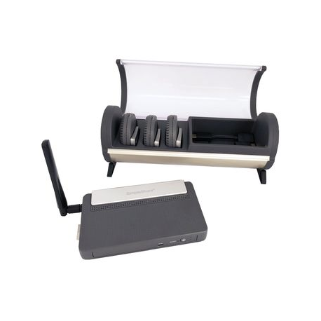 InFocus SimpleShare Touch Presentation System - 3 x transmitters + USB touch adapter + interactive receiver + charging station - wireless video / audio / USB extender - 802.11b / g / n - up to 15 m - for InFocus IN1156, IN1188, INL3148, INL3149; JTouch INF6540, INF7540, INF8640 - 0