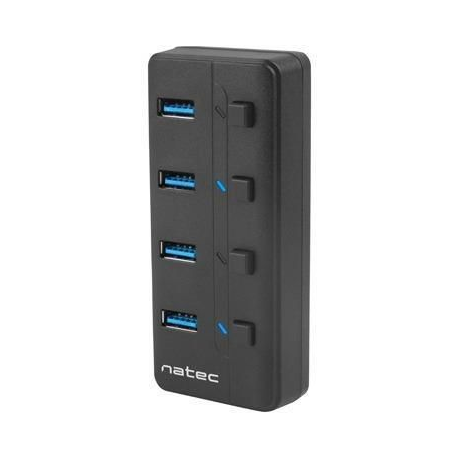 Natec MANTIS 2 - Hub - 4 x SuperSpeed USB 3.0 - desktop - 2