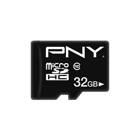 PNY Performance Plus - Flash memory card - 32 GB - Class 10 - microSDHC - 1