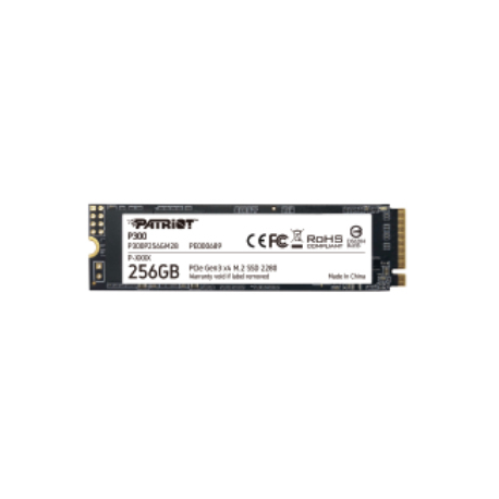 Patriot P300 - SSD - 256 GB - internal - M.2 2280 - PCIe 3.0 x4 (NVMe) - 1