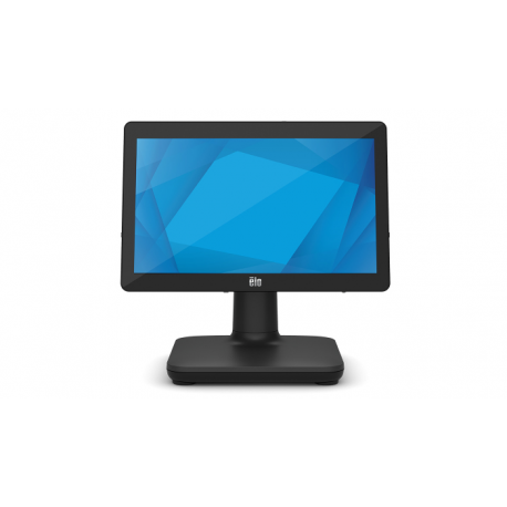 EloPOS System - With I / O Hub Stand - all-in-one - 1 x Core i3 8100T  /  3.1 GHz - RAM 4 GB - SSD 128 GB - UHD Graphics 630 - GigE - WLAN: 802.11a / b / g / n / ac, Bluetooth 5.0 - Win 10 Pro 64-bit - monitor: LED 15.6" 1920 x 1080 (Full HD) touchscreen - black - 5