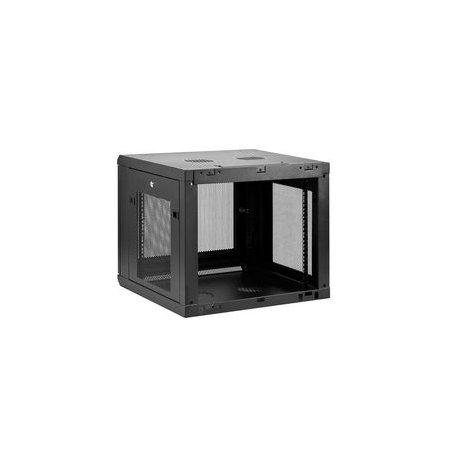 StarTech.com "9U Wall Mount Server Rack Cabinet - 4-Post Adjustable Depth (2"" to 19"") Network Equipment Enclosure with Cable Management (RK920WALM)" - Rack enclosure cabinet - wall mountable - black - 9U - 1