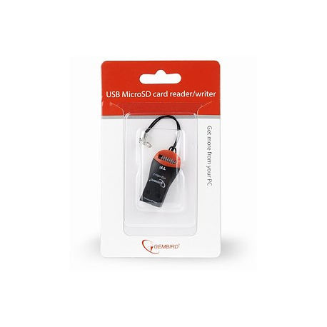 Lecteur De Carte Gembird FD2-MSD-3 - Externe Pour MicroSD Et MicroSDHC