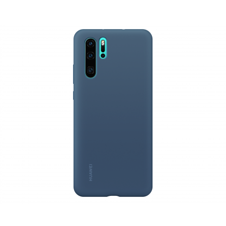 Huawei Case - Back cover for mobile phone - silicone rubber - blue - for Huawei P30 Pro - 1