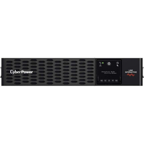 CyberPower Smart App Professional Rackmount Series PR3000ERT2U - UPS (rack-mountable  /  external) - AC 220 / 230 / 240 V - 3000 Watt - 3000 VA - RS-232, USB - output connectors: 8 - 2U - black - 1
