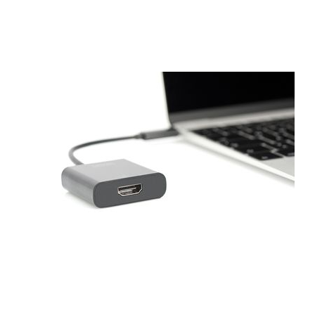 DIGITUS - External video adapter - USB-C 3.1 - HDMI - black - 1