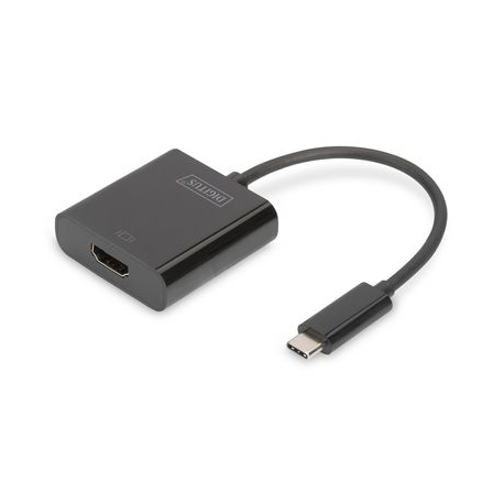DIGITUS - External video adapter - USB-C 3.1 - HDMI - black - 5