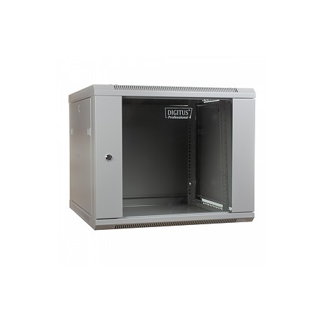 digitus cabinet 9u grey prompt 450mm unmounted mount door glass wu19 dn 09u professional purposes illustrative