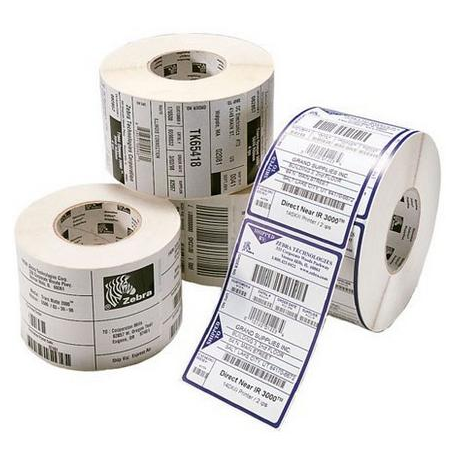 Zebra PolyPro 3000T - Polypropylene (PP) - glossy - permanent acrylic adhesive - clear - 75 x 35 mm 7040 label(s) (4 roll(s) x 1760) labels - 2