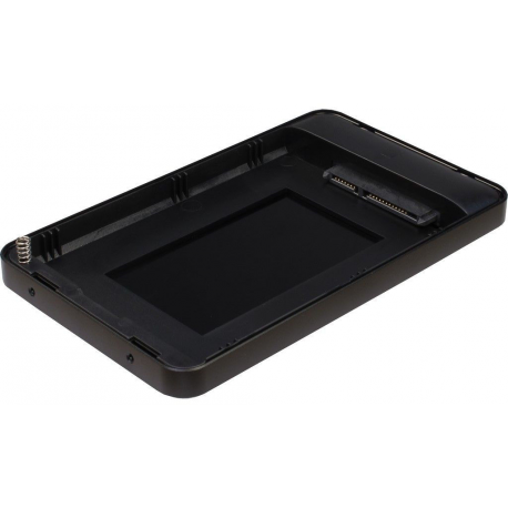 Drive Cabinet INTER-TECH GD-25609 (2.5" HDD/SSD, SATA III, USB Type C), Aluminium Black - 1