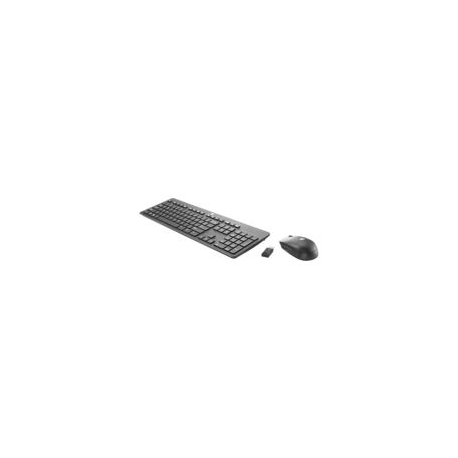 HP Slim - Keyboard and mouse set - wireless - 2.4 GHz - Swedish - for HP 340 G7; EliteBook 84X G8, 85X G8; ZBook Power G8, Studio G8; ZBook Fury 15 G8, 17 G8 - 0