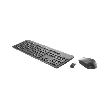 HP Slim - Keyboard and mouse set - wireless - 2.4 GHz - Swedish - for HP 340 G7; EliteBook 84X G8, 85X G8; ZBook Power G8, Studio G8; ZBook Fury 15 G8, 17 G8 - 2