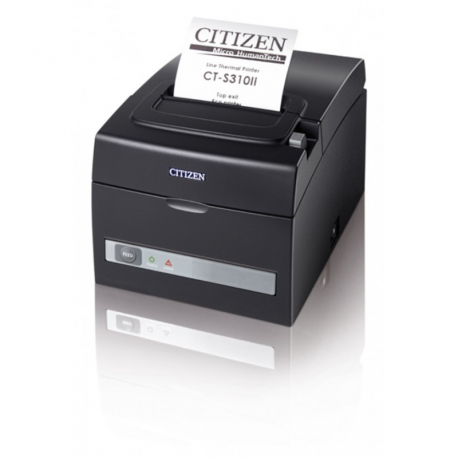Citizen CT-S310II - Receipt printer - two-colour (monochrome) - thermal line - Roll (8 cm), Roll (5.8 cm) - 203 dpi - up to 160 mm / sec - USB, LAN - cutter - black - 4