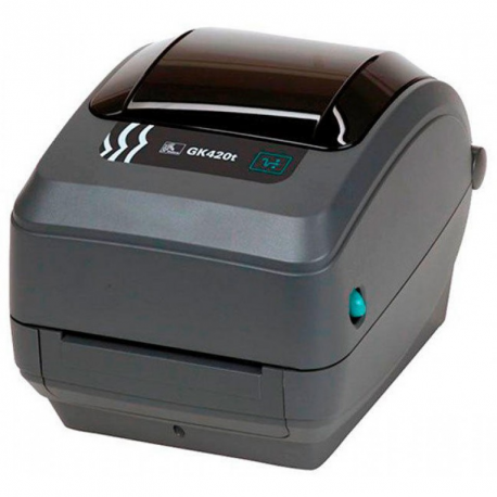 Zebra GK Series GK420t - Label printer - direct thermal  /  thermal transfer - Roll (10.8cm) - 203 dpi - up to 127 mm / sec - parallel, USB, serial - 3
