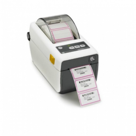 Zebra ZD410 - Healthcare - label printer - direct thermal - Roll (6 cm) - 203 dpi - up to 152 mm / sec - USB 2.0, LAN, USB host, Bluetooth 4.0 - tear bar - 3