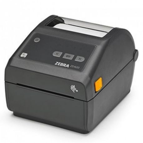 Zebra ZD420d - Healthcare - label printer - direct thermal - Roll (11.8 cm) - 203 dpi - up to 152 mm / sec - USB 2.0, LAN, Bluetooth, USB host, NFC - tear bar - white - 4
