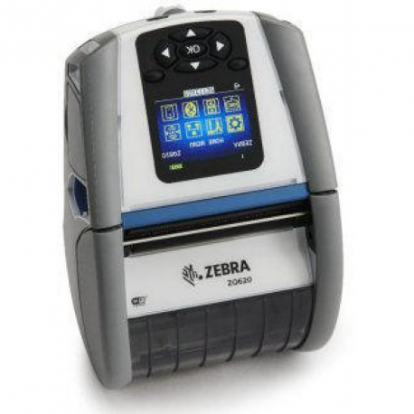 Zebra ZQ620, BT, Wi-Fi, 8 dots/mm (203 dpi), LTS, disp., EPL, ZPL, ZPLII, CPCL