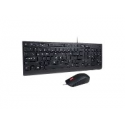 Lenovo Essential Wired Combo - Keyboard and mouse set - USB - Nordic - for 100e Chromebook (2nd Gen) MTK.2; ThinkCentre M70q Gen 2; ThinkStation P330 Gen 2