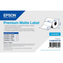 Epson PE - Synthetic - matte - permanent acrylic adhesive - white - Roll (20.3 cm x 55 m) 4 roll(s) continuous labels - for ColorWorks CW-C6500Ae, CW-C6500Pe
