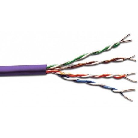 DIGITUS - Bulk cable - 100 m - UTP - CAT 6 - purple - 2