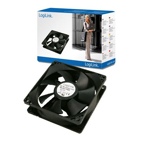 Logilink fan 120*120*25mm 31,3 dB black