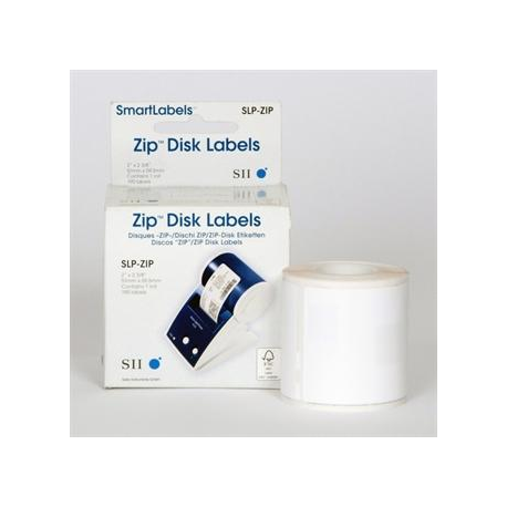 Seiko Instruments SLP-ZIP - Paper - permanent adhesive - white - 51 x 59.5 mm 190 label(s) (1 roll(s) x 190) labels - for Smart Label Printer 620 - 2
