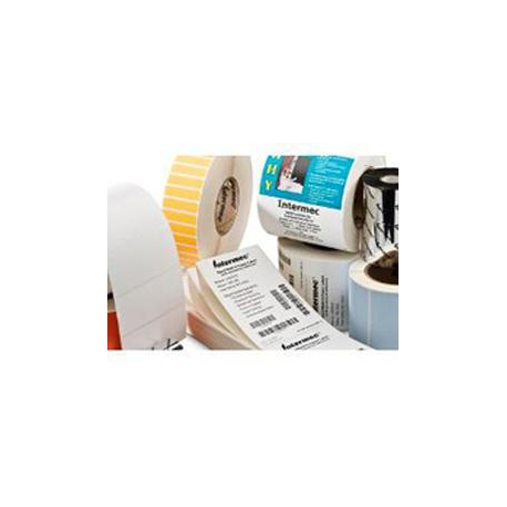 Intermec Duratran I - Paper - permanent acrylic adhesive - uncoated - perforated - white - 101.6 x 152.4 mm 3900 label(s) (6 roll(s) x 650) labels - for EasyCoder 301, E4 - 1
