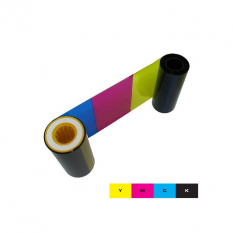 Datacard YMCK - Colour (cyan, magenta, yellow, black) - print ribbon (colour) - for Datacard RP90, RP90 Plus, RP90 Plus E, SR300 - 3