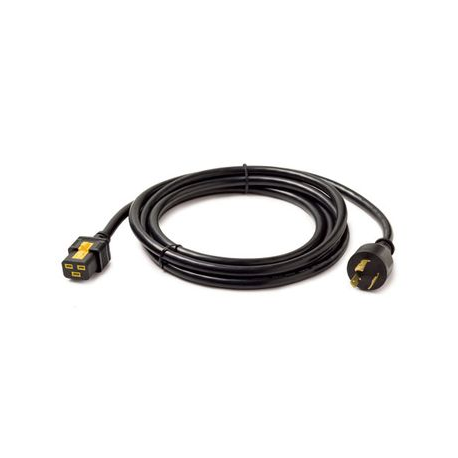 APC - Power cable - IEC 60320 C19 to NEMA L6-20 (M) - 20 A - 3 m - black - Japan - for P/N: SMT3000I-AR, SMT3000R2I-AR, SRT10KXLTW, SRT3000XLTW, SRT6KXLTW, SRT8KXLJ - 0