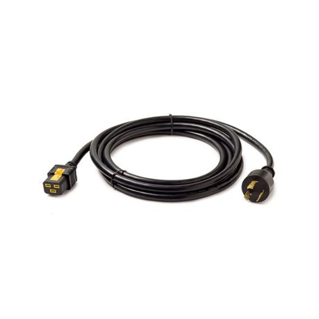 APC - Power cable - IEC 60320 C19 to NEMA L6-20 (M) - AC 240 V - 20 A - 3 m - black - for P/N: SMT2200I-AR, SMT2200R2I-AR, SMT3000I-AR, SMT3000R2I-AR, SMX3000HVTUS, SRT10RMXLIX806 - 0