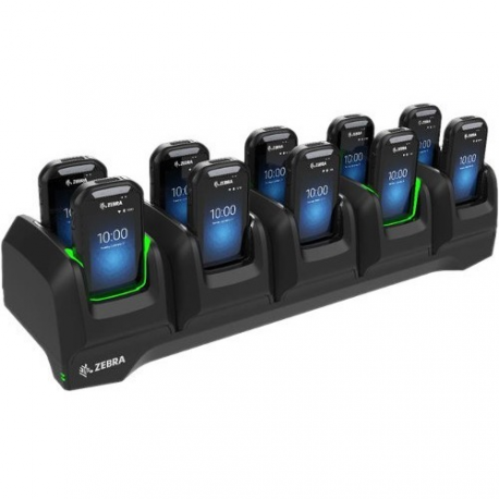 Zebra Locking SmartCradle - Handheld charging cradle - output connectors: 10 - for Zebra EC30 - 0